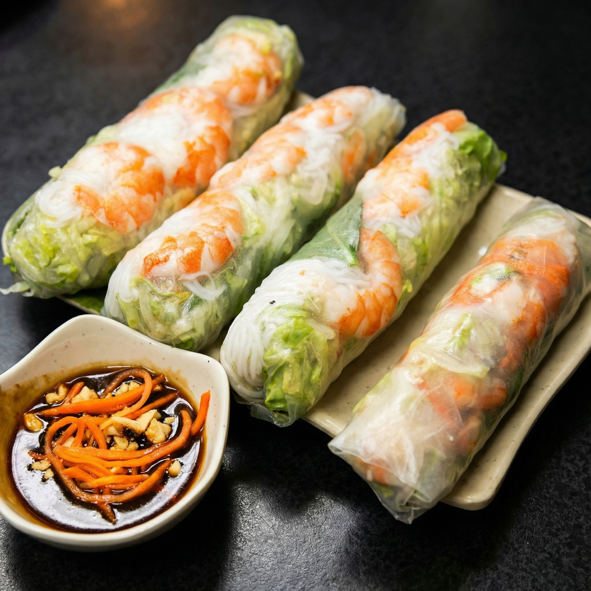 Vietnamese salad rolls at T.H. Dang Restaurant on Pembina Highway